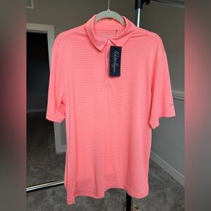 Walter Hagen Men's Coral Polo Shirt